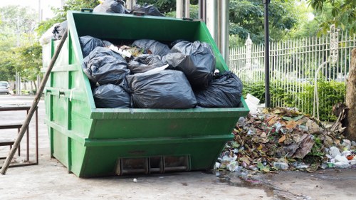 Commercial waste removal services in Belgravia